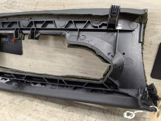 14-19 OEM BMW F15 F16 X5 X6 F85 F86 Nappa Leather Upper Dash Screen Trim Panel