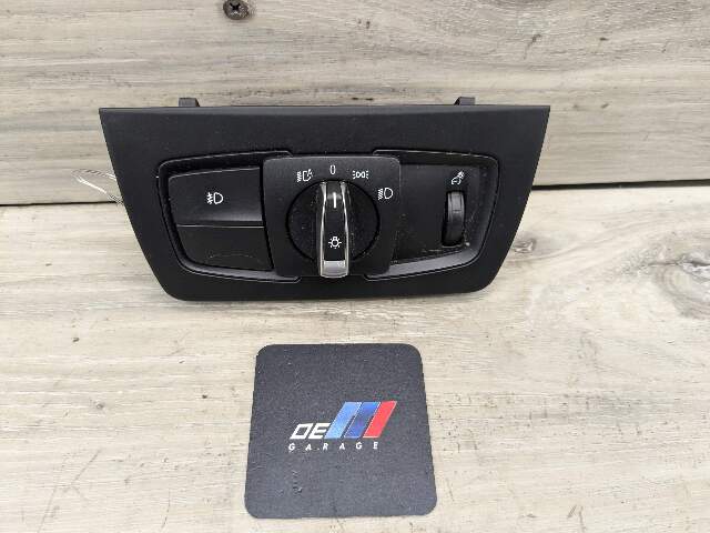 OEM BMW F22 F30 F32 F82 F80 Headlight Switch Control Panel Light Module BLACK