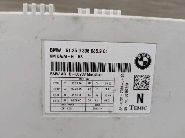 12-18 OEM BMW F22 F30 F32 F36 F82 F80 M4 X5 X6 Left Driver Seat Control Module