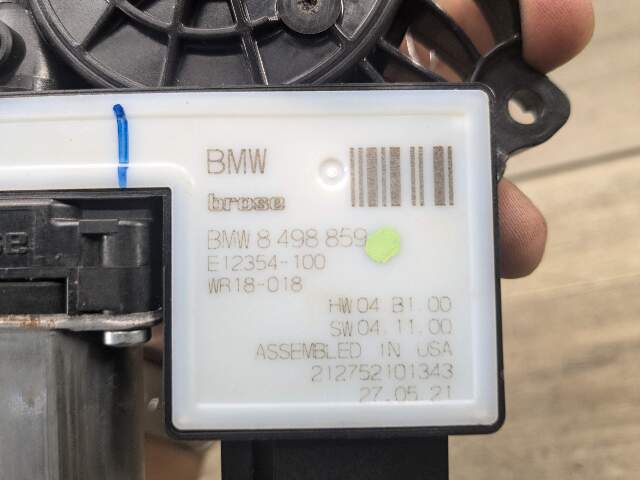 OEM BMW G20 G80 330 M340 M3 FRONT Left Driver Side Door Window Regulator Motor