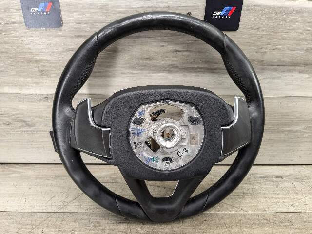 19-21 OEM BMW G20 330 AT Leather Steering Wheel Multifunction W/ Shifters