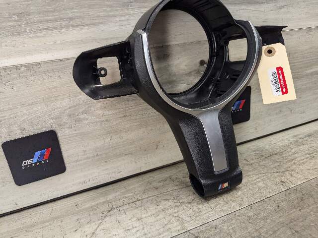 14-19 OEM BMW F15 F16 X5 X6 M SPORT Steering Wheel Trim Bezel Cover
