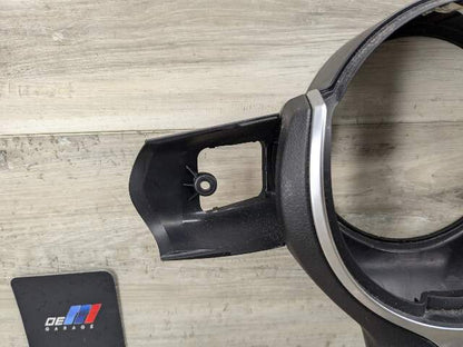14-19 OEM BMW F15 F16 X5 X6 M SPORT Steering Wheel Trim Bezel Cover