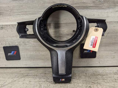 14-19 OEM BMW F15 F16 X5 X6 M SPORT Steering Wheel Trim Bezel Cover