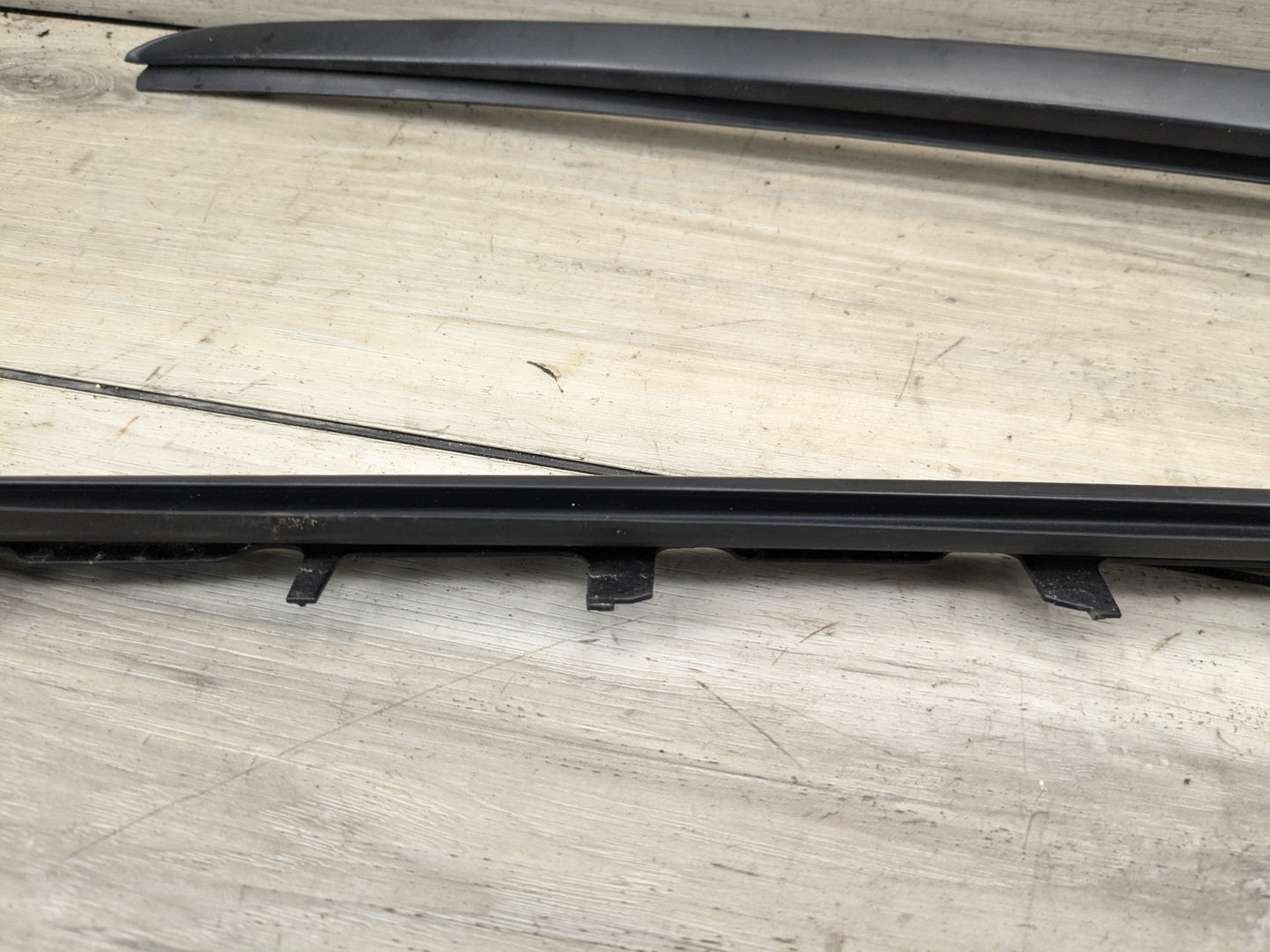 OEM BMW G20 330 M340 Front Left Right Windshield Pillar Rail Molding Trim SET