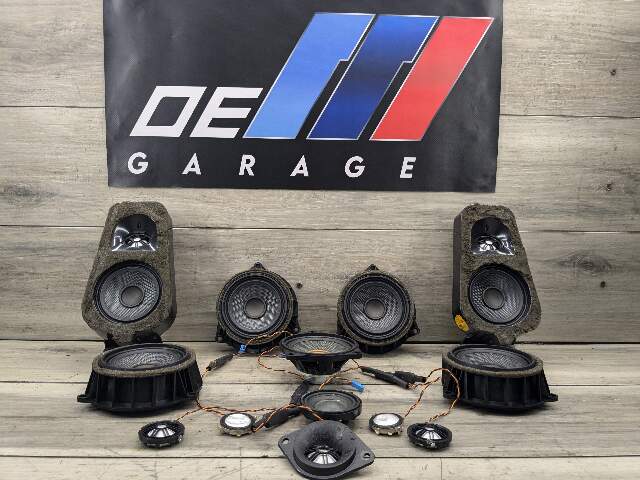 14-19 OEM BMW F15 F16 F85 F86 X5 X6 Stereo Audio Speakers Top Harman Kardon SET