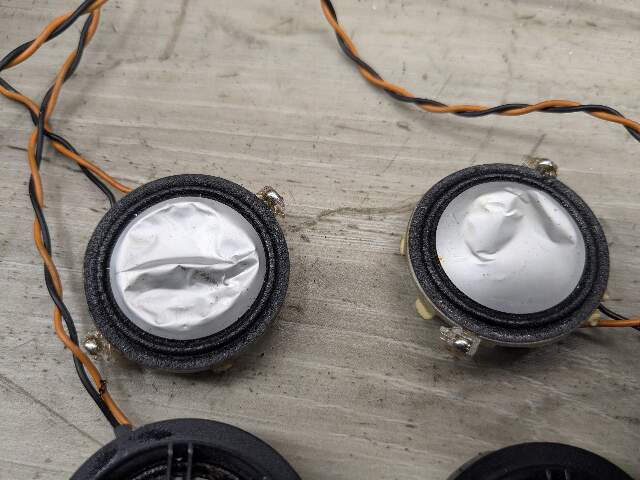 14-19 OEM BMW F15 F16 F85 F86 X5 X6 Stereo Audio Speakers Top Harman Kardon SET
