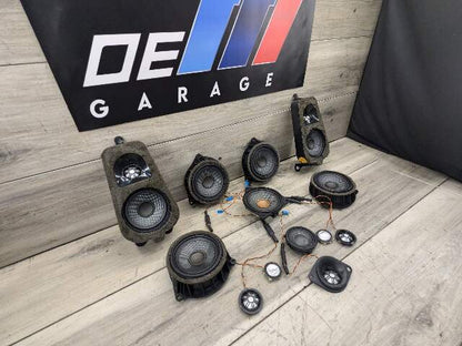 14-19 OEM BMW F15 F16 F85 F86 X5 X6 Stereo Audio Speakers Top Harman Kardon SET