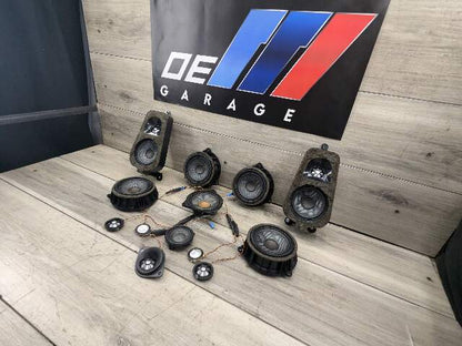 14-19 OEM BMW F15 F16 F85 F86 X5 X6 Stereo Audio Speakers Top Harman Kardon SET