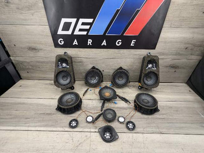 14-19 OEM BMW F15 F16 F85 F86 X5 X6 Stereo Audio Speakers Top Harman Kardon SET