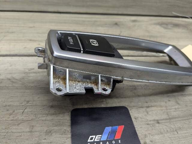 10-16 OEM BMW F01 F07 F02 550 750 Parking Brake Auto Hold Switch w/ Trim Panel