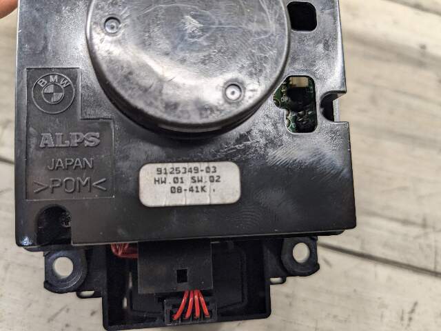 07-11 OEM BMW E70 E71 iDrive Navigation Controller Knob NBT NAV Button PRE LCI