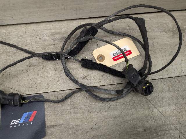 NOTE* OEM BMW F15 X5 REAR Parking Distance Sonic Sensor PDC Harness Black 416