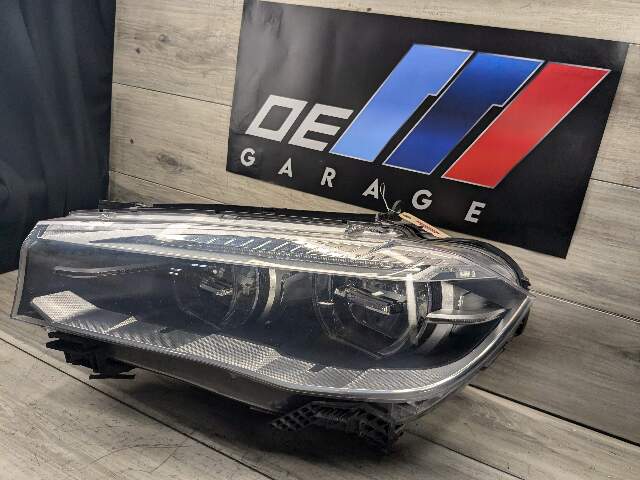 14-15 OEM BMW F15 F85 F86 X5 X5M Left Driver Adaptive LED Headlight W/ Modules
