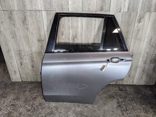 SCRATCHES* 14-18 OEM BMW F15 F85 X5 REAR LEFT Driver Side Door Shell Panel Gray