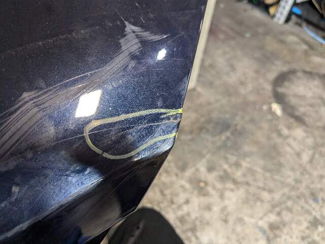DAMAGE* 14-18 OEM BMW F85 X5M Front Left Driver Side Fender Panel Black 416