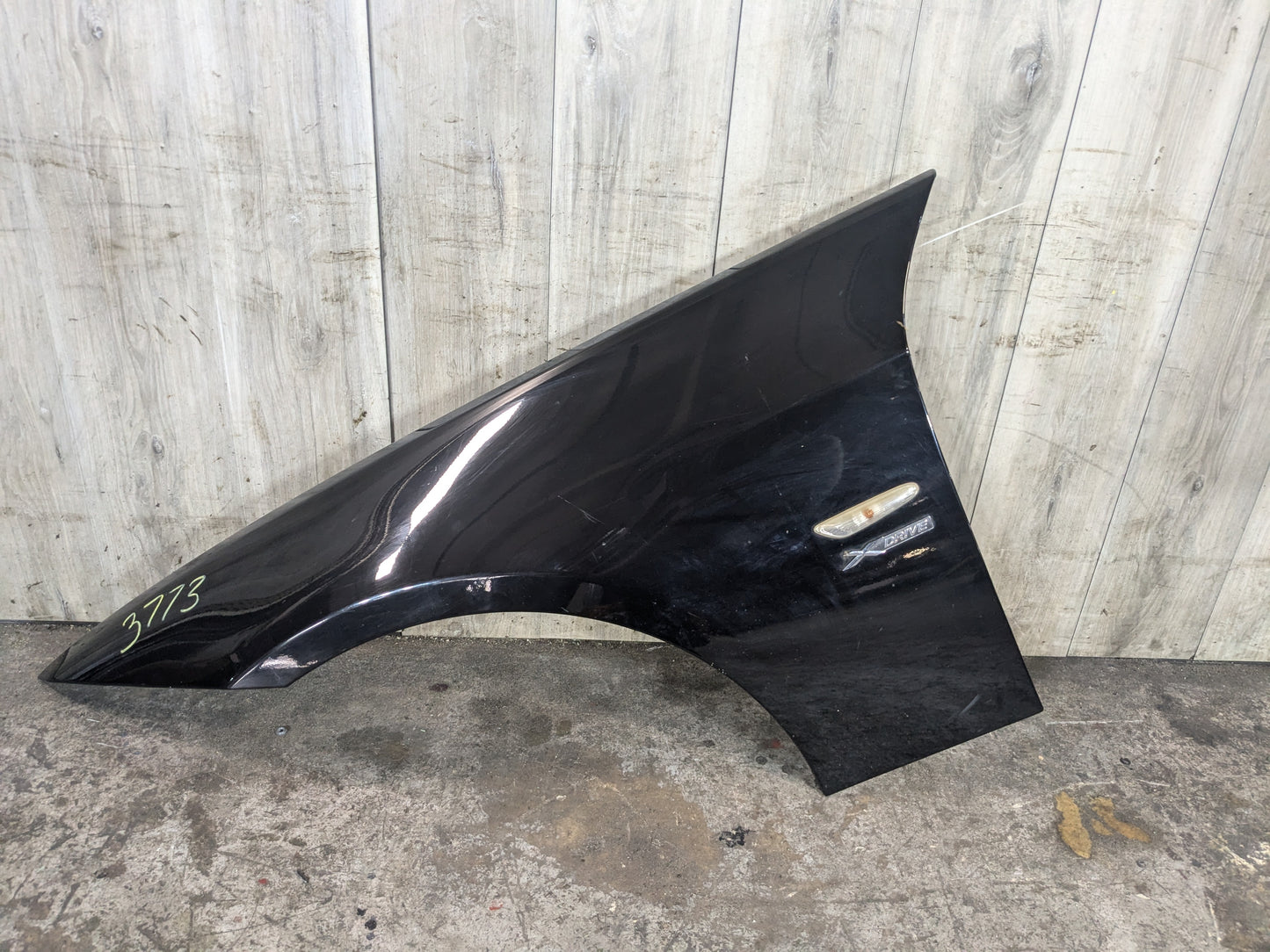 06-11 OEM BMW E90 328 335 Sedan Left Driver Side Fender Panel Black 668