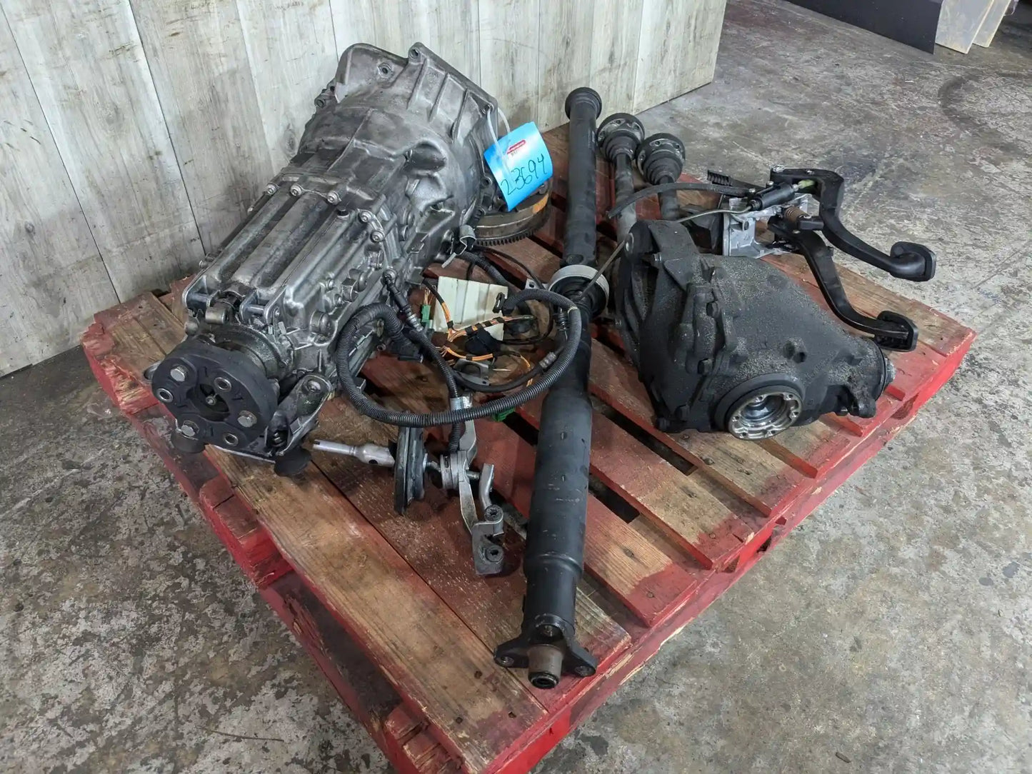 06-10 OEM BMW E90 335i N54 Manual SWAP SET RWD Transmission Differential Axle