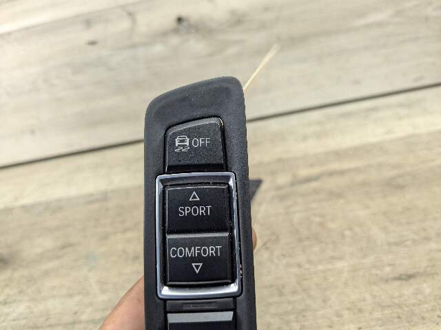 14-19 OEM BMW F15 F16 X5 X6 Center Console Traction Control Switch Panel Black