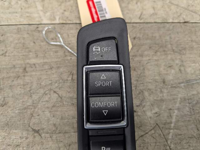 14-19 OEM BMW F15 F16 X5 X6 Center Console Traction Control Switch Panel Black