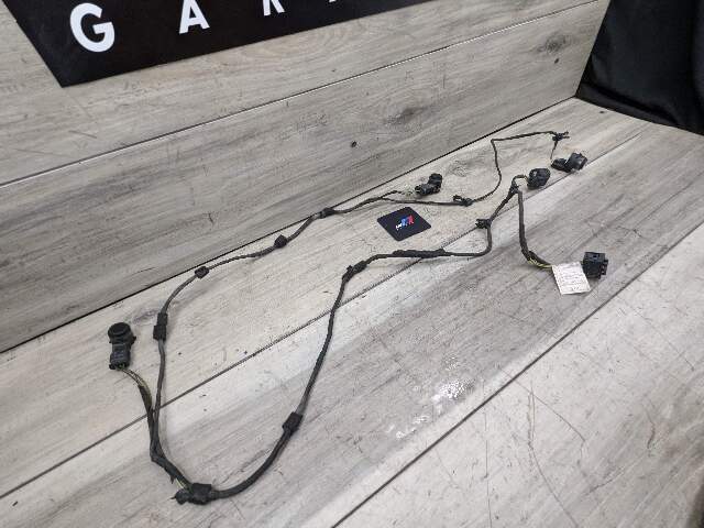 14-18 OEM BMW F85 X5M REAR Bumper Parking Wire Harness PDC Sensors Black 416