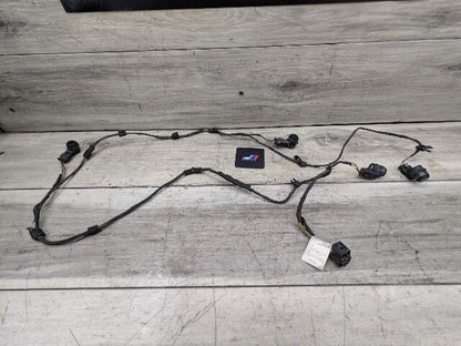 14-18 OEM BMW F85 X5M REAR Bumper Parking Wire Harness PDC Sensors Black 416