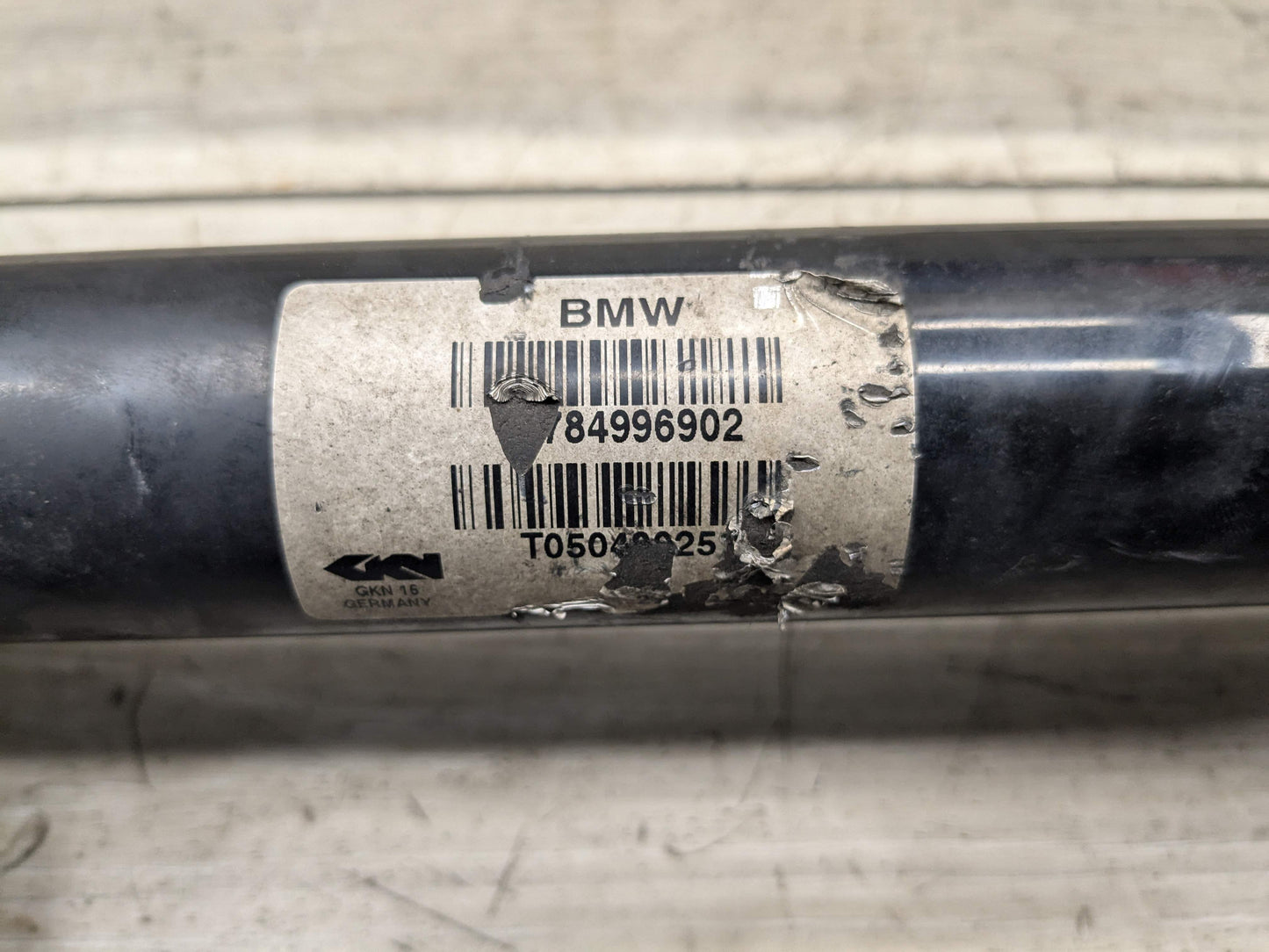 15-18 OEM BMW X5M F85 X6M F86 Rear LEFT or RIGHT Output Half Shaft CV Axle