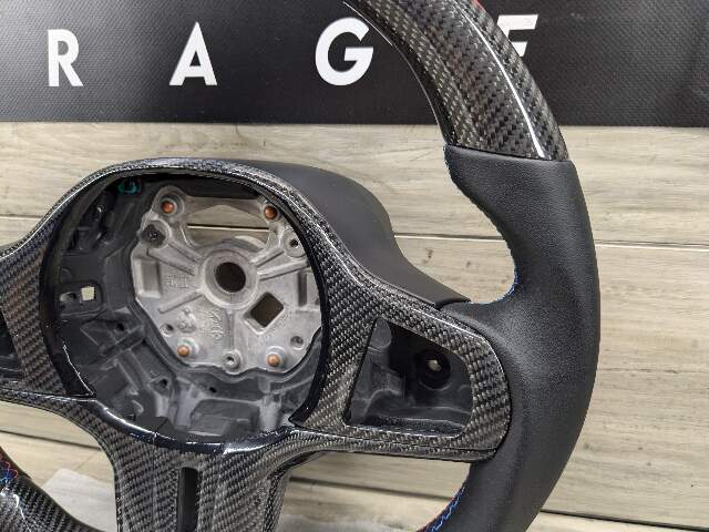 BMW G20 G23 G42 G80 G82 M3 M4 CARBON FIBER Steering Wheel w/ Shifters LEATHER