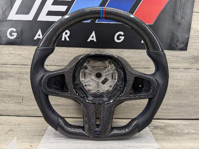 BMW G20 G23 G42 G80 G82 M3 M4 CARBON FIBER Steering Wheel w/ Shifters LEATHER