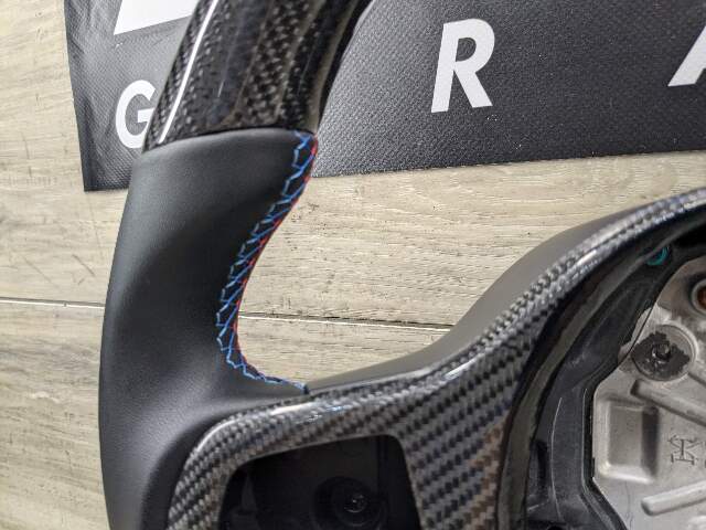 BMW G20 G23 G42 G80 G82 M3 M4 CARBON FIBER Steering Wheel w/ Shifters LEATHER