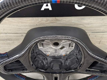 BMW G20 G23 G42 G80 G82 M3 M4 CARBON FIBER Steering Wheel w/ Shifters LEATHER
