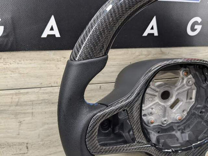 BMW G20 G23 G42 G80 G82 M3 M4 CARBON FIBER Steering Wheel w/ Shifters LEATHER