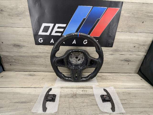 BMW G20 G23 G42 G80 G82 M3 M4 CARBON FIBER Steering Wheel w/ Shifters LEATHER