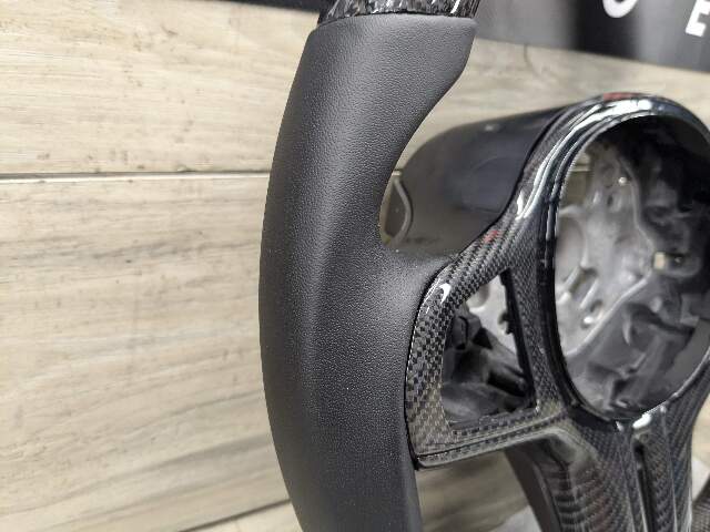 BMW F90 M5 G30 530 540 M550 CARBON FIBER Steering Wheel w/ Shifters LEATHER