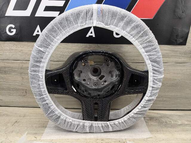 BMW F90 M5 G30 530 540 M550 CARBON FIBER Steering Wheel w/ Shifters LEATHER