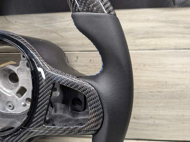 BMW F90 M5 G30 530 540 M550 CARBON FIBER Steering Wheel w/ Shifters LEATHER