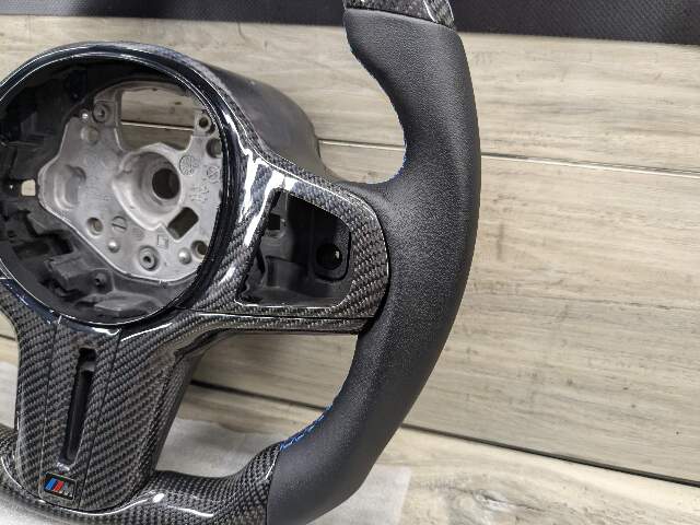 BMW G20 G22 G23 G80 G83 M2 M3 M4 CARBON FIBER Steering Wheel w/ Shifters LEATHER