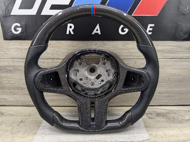 BMW G20 G22 G23 G80 G83 M2 M3 M4 CARBON FIBER Steering Wheel w/ Shifters LEATHER