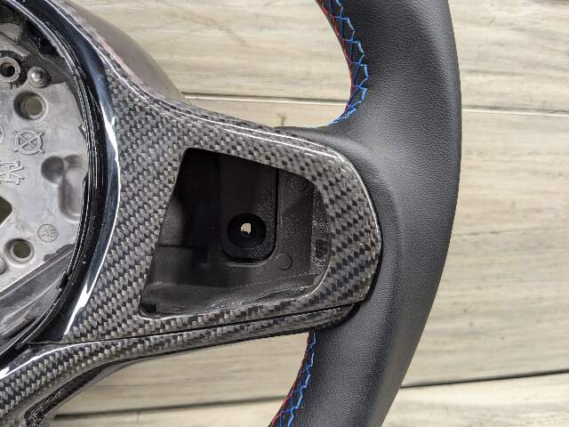 BMW G20 G22 G23 G80 G83 M2 M3 M4 CARBON FIBER Steering Wheel w/ Shifters LEATHER