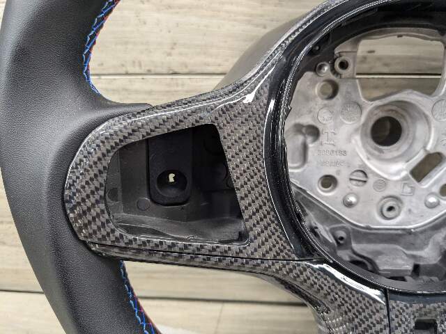 BMW G20 G22 G23 G80 G83 M2 M3 M4 CARBON FIBER Steering Wheel w/ Shifters LEATHER