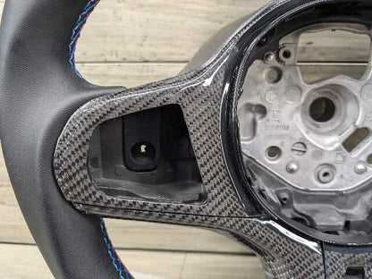 BMW G20 G22 G23 G80 G83 M2 M3 M4 CARBON FIBER Steering Wheel w/ Shifters LEATHER