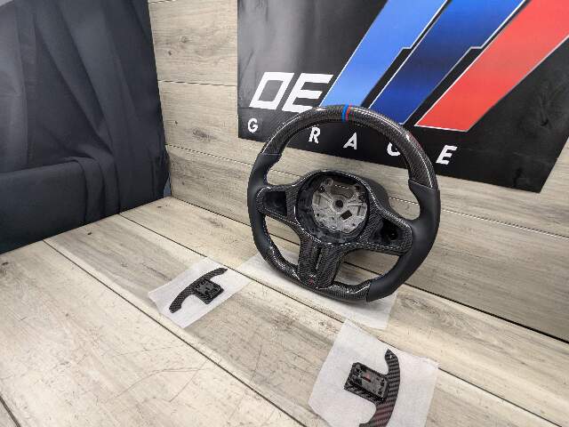 BMW G20 G22 G23 G80 G82 G83 G87 M2 M3 M4 CARBON FIBER Steering Wheel w/ Shifters
