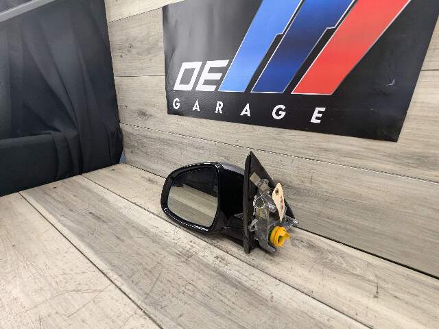 14-18 OEM BMW F15 X5 Left Side Power Folding Mirror Assembly Camera Gray (A52)