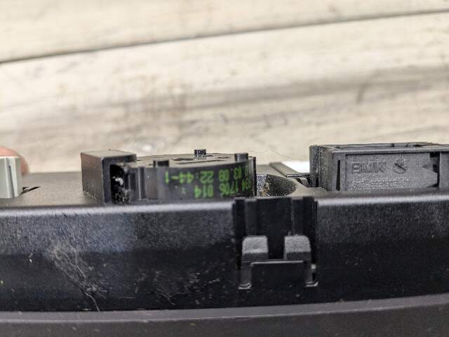SCRATCHES* 07-10 OEM BMW E92 E93 335 AC A/C Climate Control Switch Panel Black