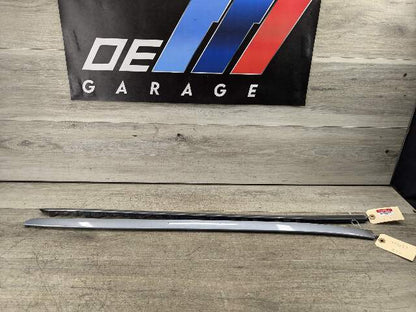 14-19 OEM BMW F15 F16 X5 X6 Front Left Right Windshield Side Drip Molding PAIR