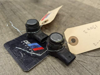 *14-19 OEM BMW F15 F16 X5 X6 Rear Parking Distance Sonic Sensor PDC Gray PAIR