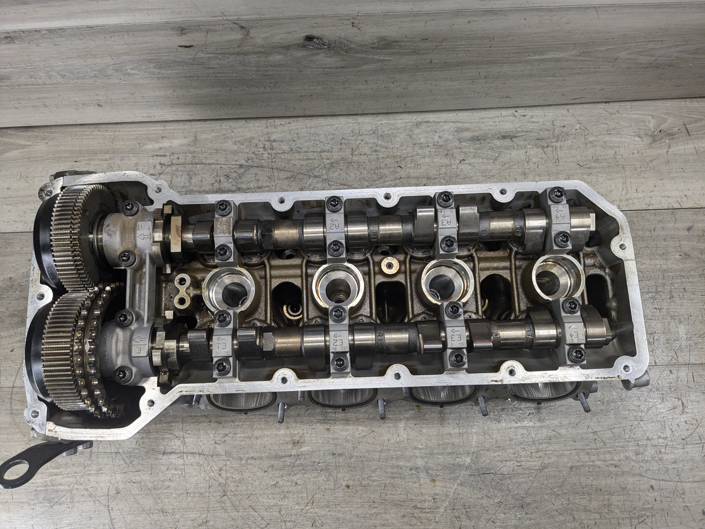 06-13 OEM BMW E90 E92 E93 Engine S65 Passenger Right Side Cylinder Head