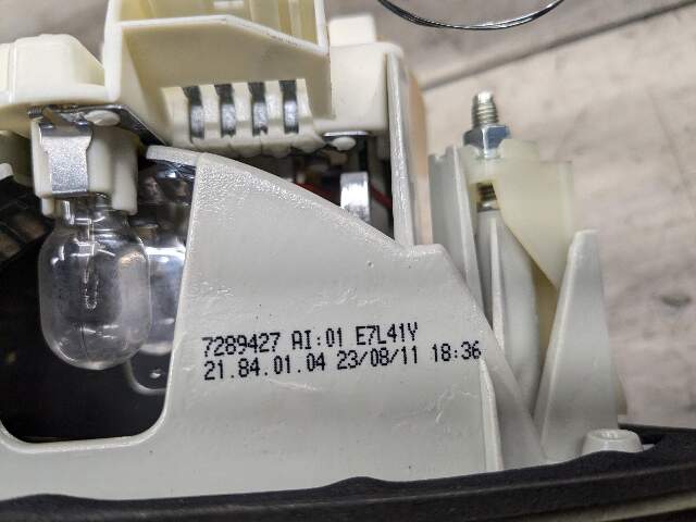 09-11 OEM BMW E90 328 335 M3 LCI Rear Left Driver Side Trunk Inner Tail Light