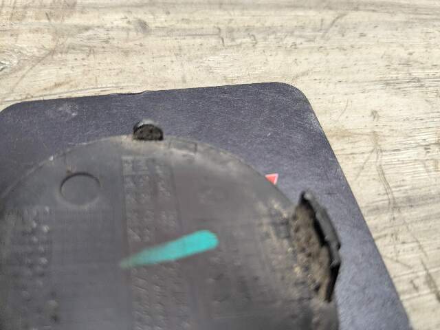 09-11 OEM BMW E90 E91 Front Base Bumper Tow Hook Cover Eye Trim Black 668