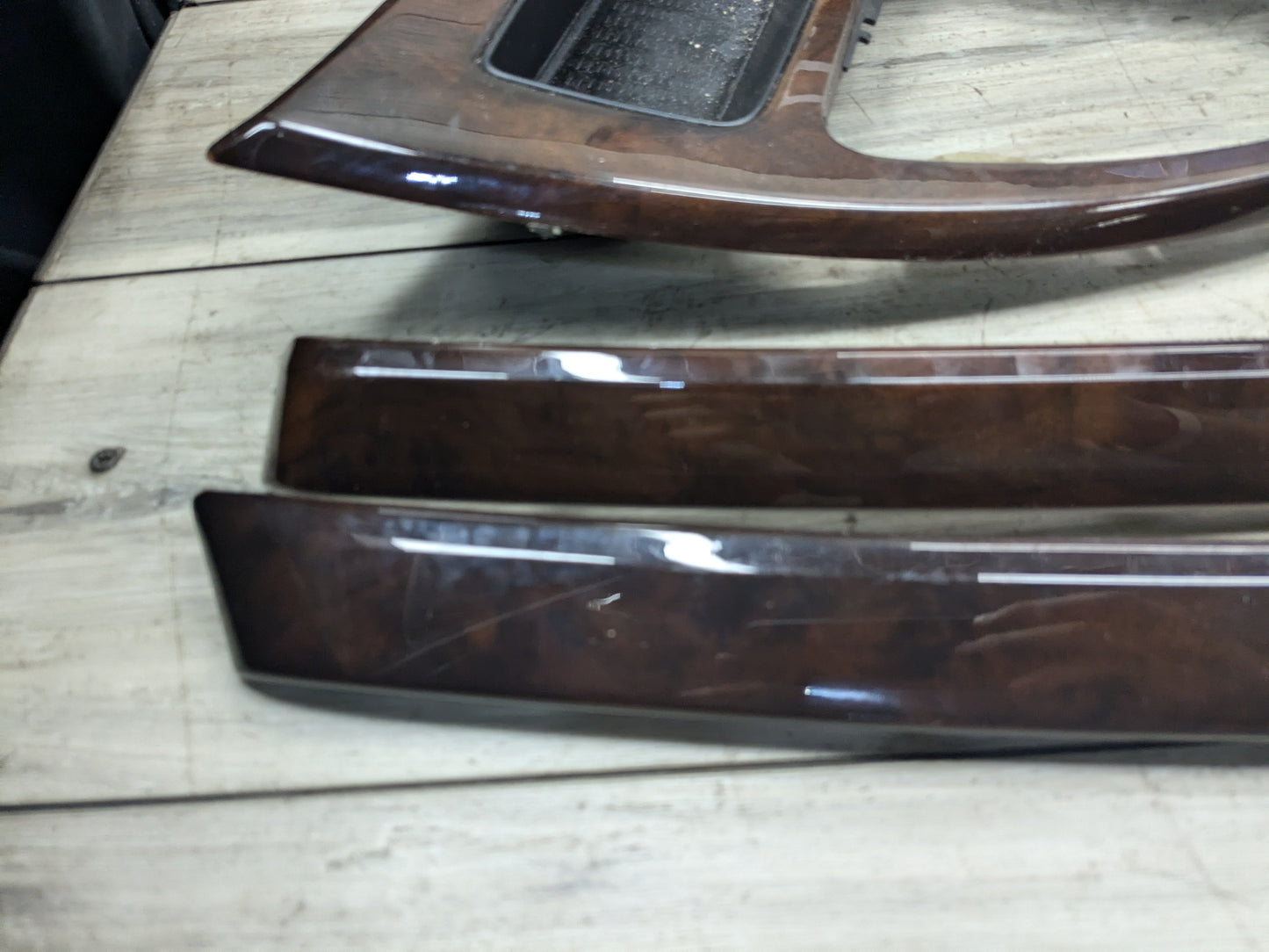 09-11 OEM BMW E90 E91 328 335 Front Rear Door Dash Fine Wood Interior Trim SET